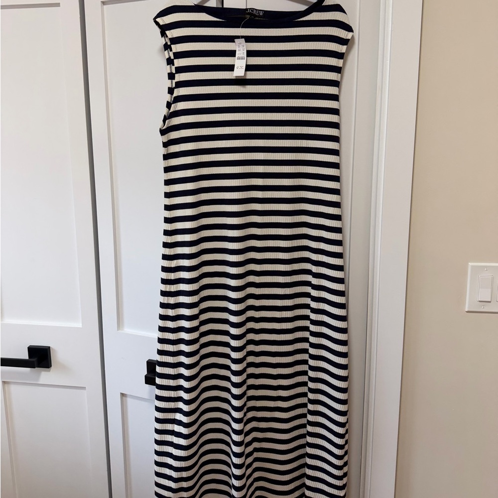 Jcrew long sleeveless dress